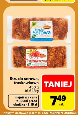 Strucla serowa Oskroba promocja w Carrefour
