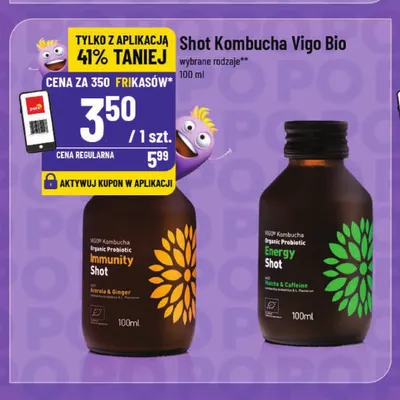 Shot Kombucha Vigo Bio Immunity promocja w POLOmarket