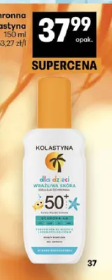 Emulsja ochronna dla dzieci SPF 50 Kolastyna promocja w Delikatesy Centrum