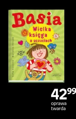 Książka Basia Wielka księga o uczuciach oprawa twarda promocja w Empik