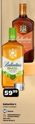 Napój alkoholowy na bazie whisky Ballantine's Brasil promocja w Netto