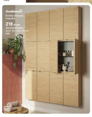 Szafka wisząca GoodHome Imandra promocja w Castorama