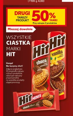 Ciastka Hit vanilla promocja w Kaufland