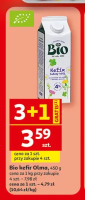 Bio kefir Olma promocja w Auchan