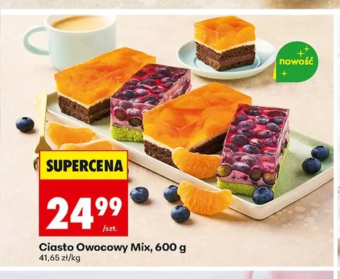 Ciasto Owocowy Mix promocja w Biedronka