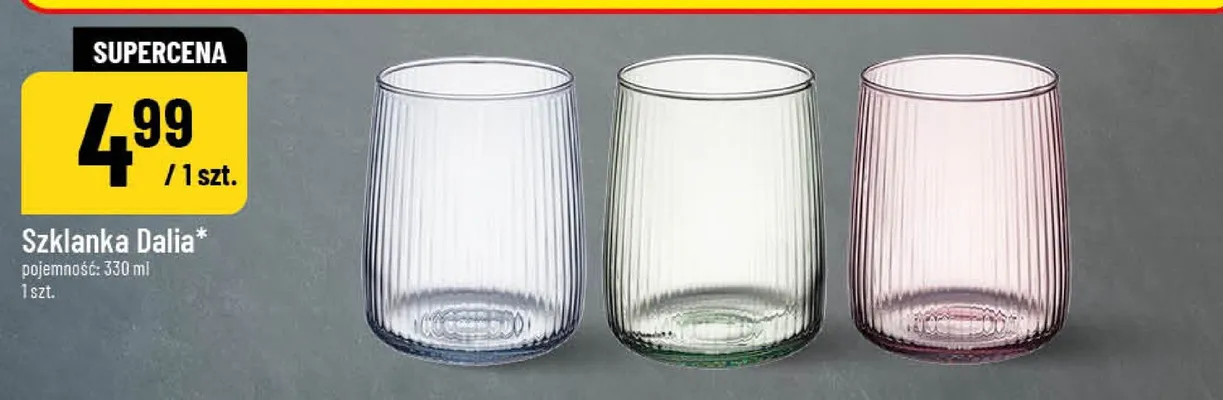 Szklanka Dalia promocja w POLOmarket