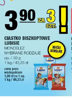 Ciastko biszkoptowe Lubisie Mondelez promocja w SPAR