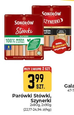 Parówki Szynerki Sokołów promocja w Społem Częstochowa
