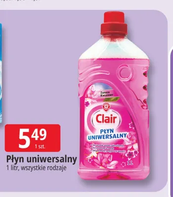 Płyn uniwersalny Clair promocja w Leclerc