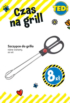 Szczypce do grilla promocja w Tedi