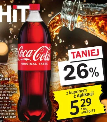 Napój Coca-Cola Original Taste wszystkie rodzaje promocja w Selgros