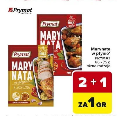 Marynata w płynie różne rodzaje promocja w Carrefour
