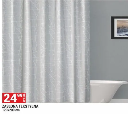 Zasłona tekstylna promocja w Merkury Market