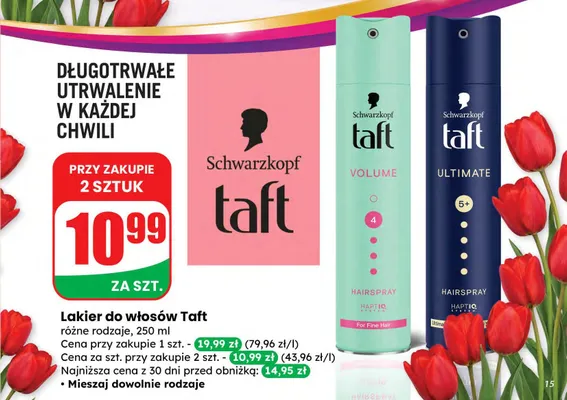 Lakier do włosów promocja w Dino