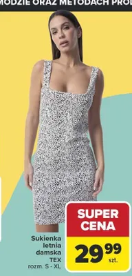Sukienka letnia damska TEX rozm. S-XL promocja w Carrefour