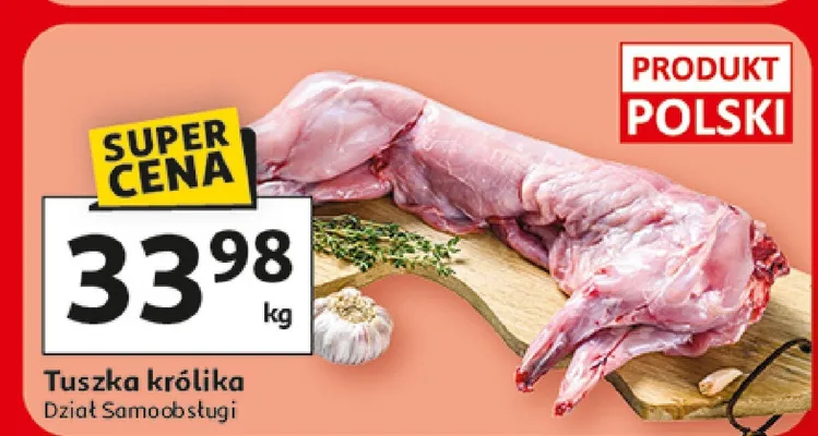 Tuszka królika promocja w Auchan