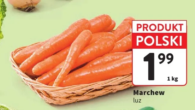 Marchew polska promocja w Intermarche