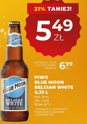 Piwo promocja w Duży Ben