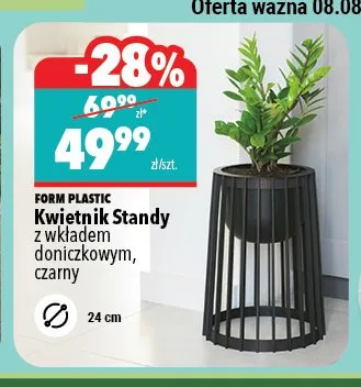 Kwietnik Standy z wkładem doniczkowym Form Plastic promocja w Biedronka Home