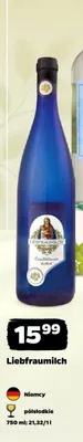 Wino białe Liebfraumilch półsłodkie niemieckie promocja w Netto