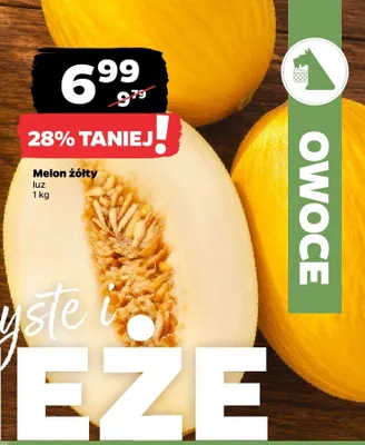 Melon żółty promocja w Netto