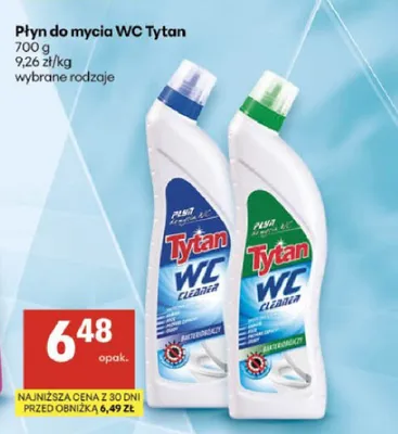 Płyn do mycia WC Tytan niebieski promocja w Delikatesy Centrum