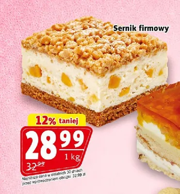 Sernik firmowy promocja w Prim Market
