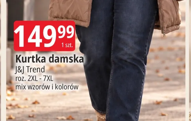 Kurtka damska J & J Trend promocja w Leclerc