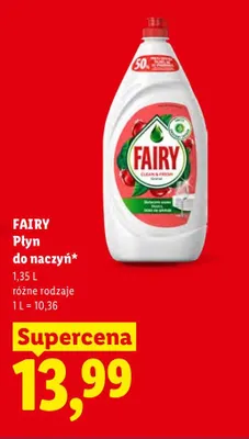 Płyn do naczyń Fairy Clean & Fresh Granat promocja w Lidl