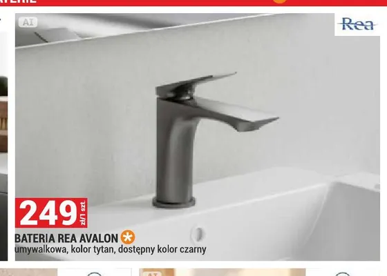 Bateria umywalkowa Rea Avalon promocja w Merkury Market