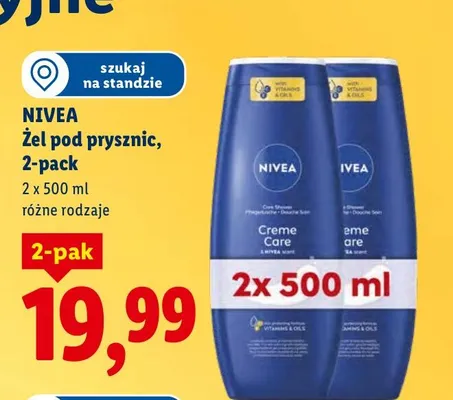 Żel pod prysznic, 2-pack, różne rodzaje promocja w Lidl