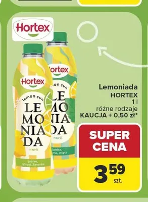 Lemoniada Hortex Lemon Sun promocja w Carrefour Market