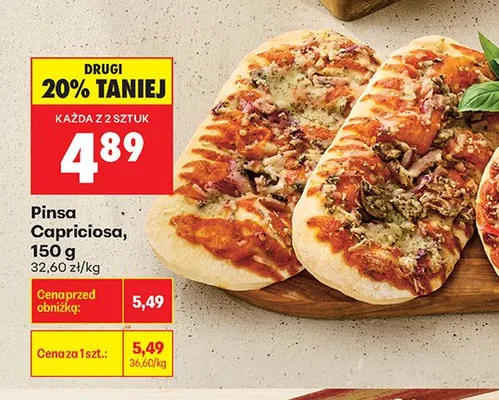 Pinsa Capriciosa promocja w Biedronka