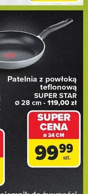 Patelnia z powłoką teflonową Tefal Super Star 28 cm promocja w Carrefour Market