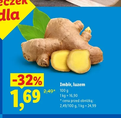Imbir luzem Ryneczek Lidla promocja w Lidl