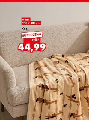 Koc 130x180 cm promocja w Kaufland