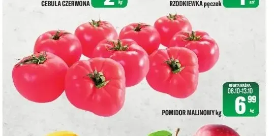 Pomidory malinowe promocja w Tomi Markt