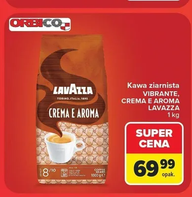 Kawa ziarnista Lavazza Crema e Aroma promocja w Carrefour