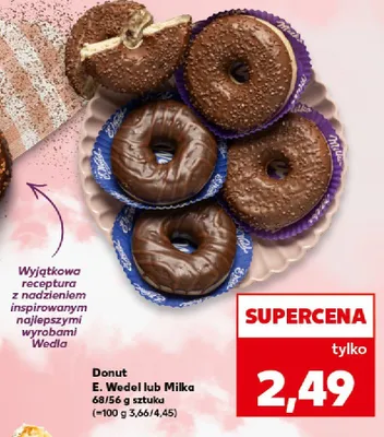 Donut z cukrem promocja w Kaufland