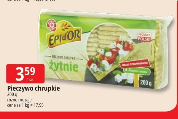 Pieczywo chrupkie Epi d'Or promocja w Leclerc