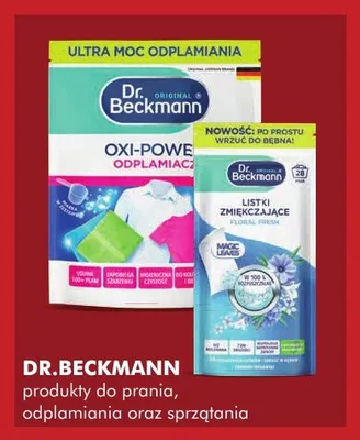Produkty do prania i sprzątania Dr. Beckmann promocja w Super-Pharm