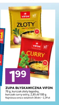 Zupa błyskawiczna Vifon Kurczak Curry ostry promocja w Stokrotka