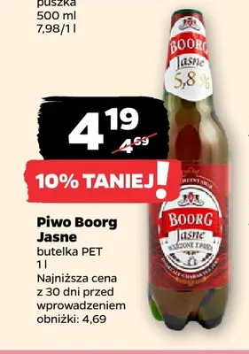 Piwo Boorg promocja w Netto