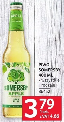 Piwo Somersby 400ML promocja w Selgros