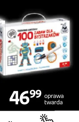 Karty edukacyjne 100 zabaw dla bystrzaków Kapitan Nauka promocja w Empik