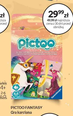 Gra karciana Pictoo Fantasy Ravensburger promocja w Empik