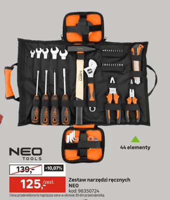 Zestaw narzędzi ręcznych promocja w Leroy Merlin