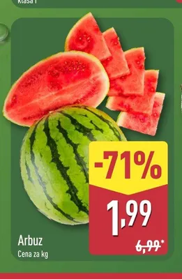 Arbuz promocja w Aldi