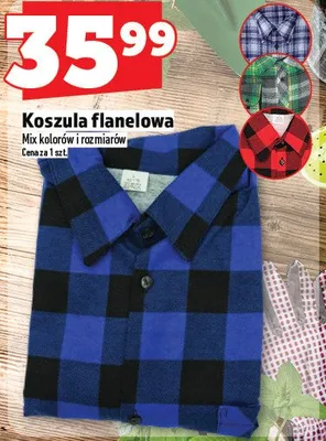 Koszula flanelowa mix kolorów i rozmiarów promocja w TOPAZ