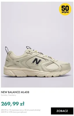 Buty damskie sneakersy New Balance ML408 promocja w 50 style